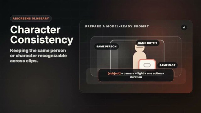 Visual example of Character Consistency