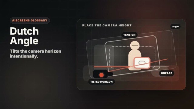 Visual example of Dutch Angle