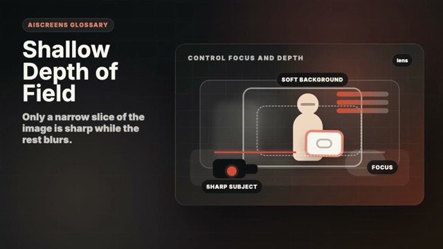 Visual example of Shallow Depth of Field