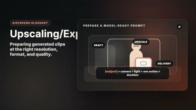 Visual example of Upscaling/Export