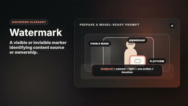 Visual example of Watermark