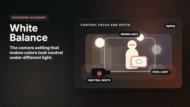 Visual example of White Balance